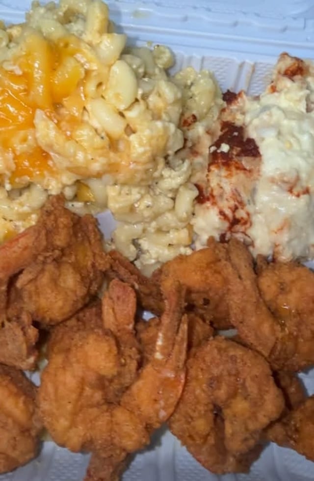 5pc Fried Shrimp w/ 2 Premium Sides.