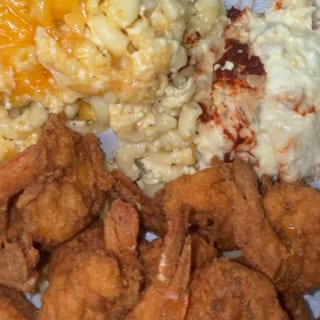 10pc Fried Shrimp w/ 2 Premium Sides